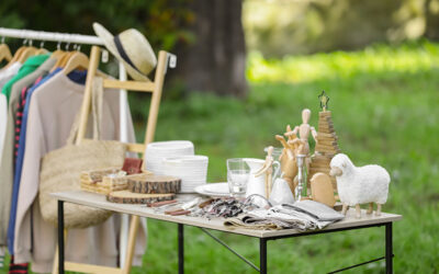 Collecting Donations for Town-Wide Yard Sale